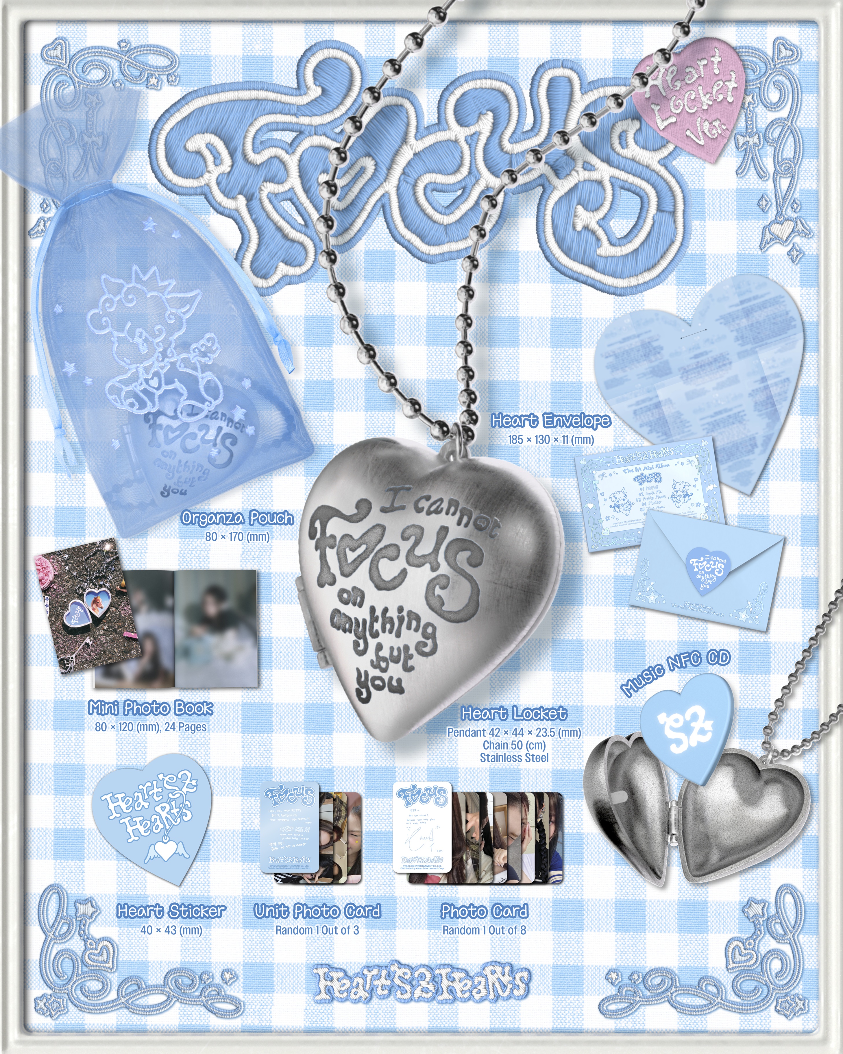 HEARTS2HEARTS - FOCUS (HEART LOCKET Ver.)